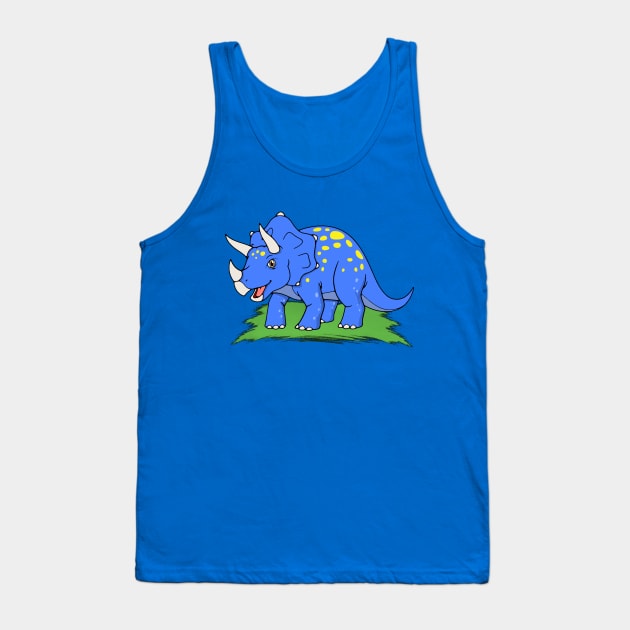 Triceratops Tank Top by Rikudou